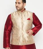 rose gold nehru jacket
