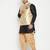 Plus black, rose gold and white silk blend jacket kurta dhoti set