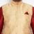 Plus maroon silk blend jacket kurta dhoti set