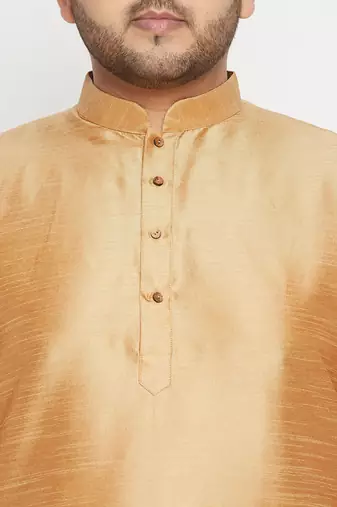 rose gold, rose gold and white silk blend jacket kurta dhoti set