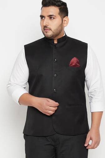 black nehru jacket