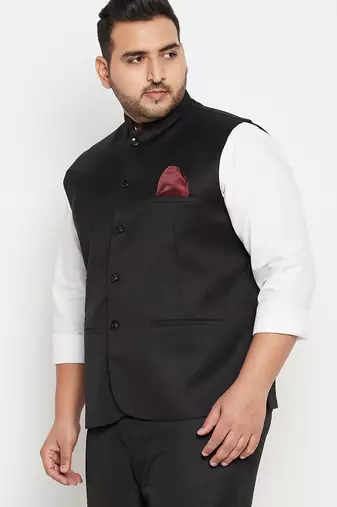 black nehru jacket