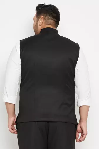 black nehru jacket