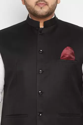 black nehru jacket