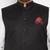 Plus black nehru jacket