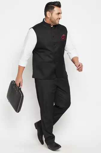black nehru jacket