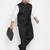 Plus black nehru jacket