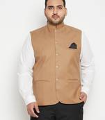 chiku brown nehru jacket