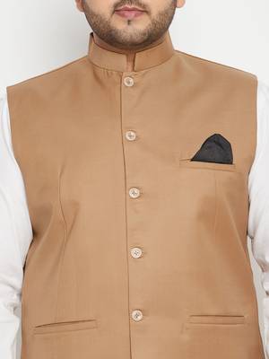 chiku brown nehru jacket 4