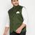 Plus green nehru jacket