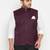 Plus Wine nehru jacket