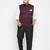 Plus Wine nehru jacket