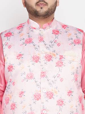 peach - nehru jacket 4