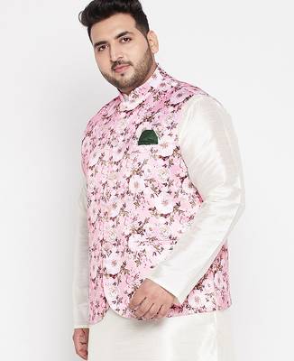 pink - nehru jacket 2