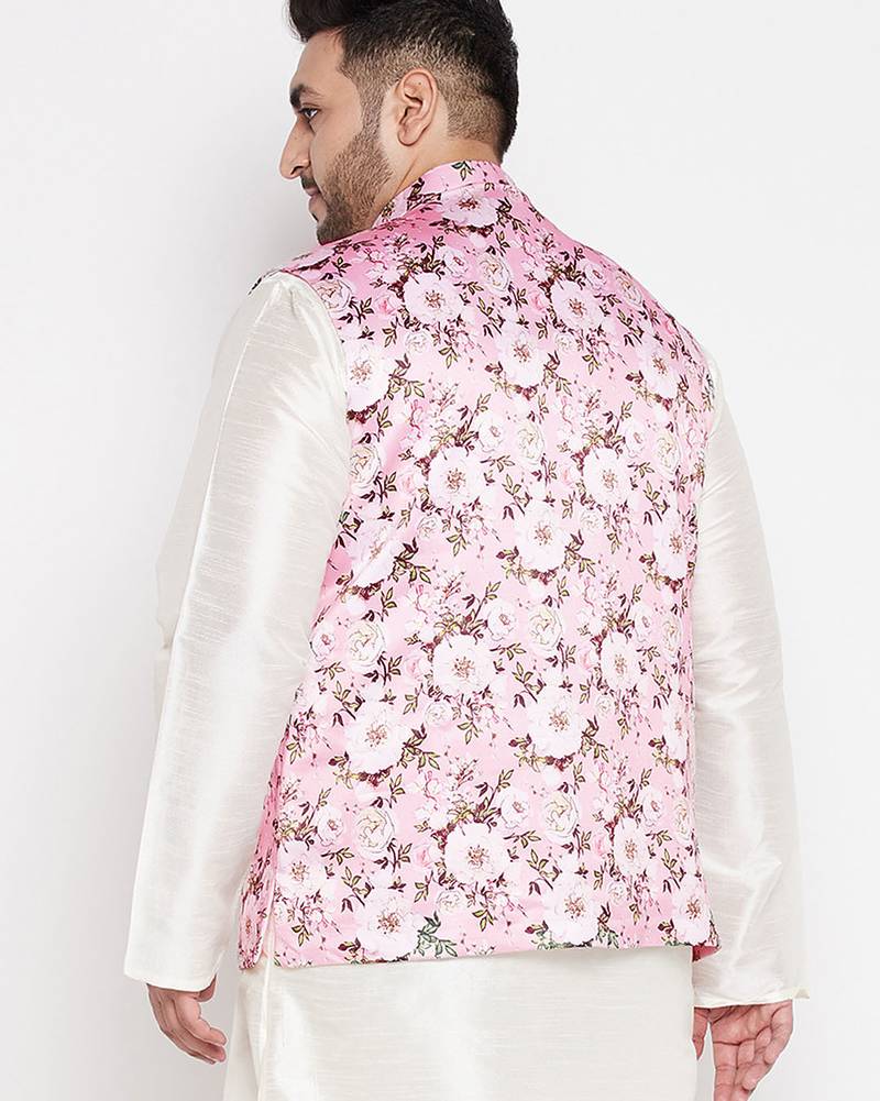 Plus pink - nehru jacket