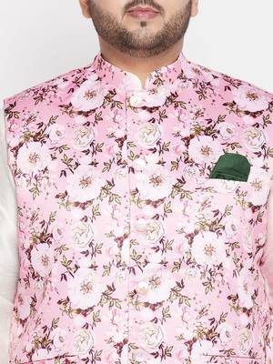 pink - nehru jacket 4