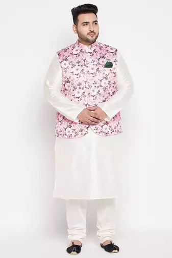 pink - nehru jacket