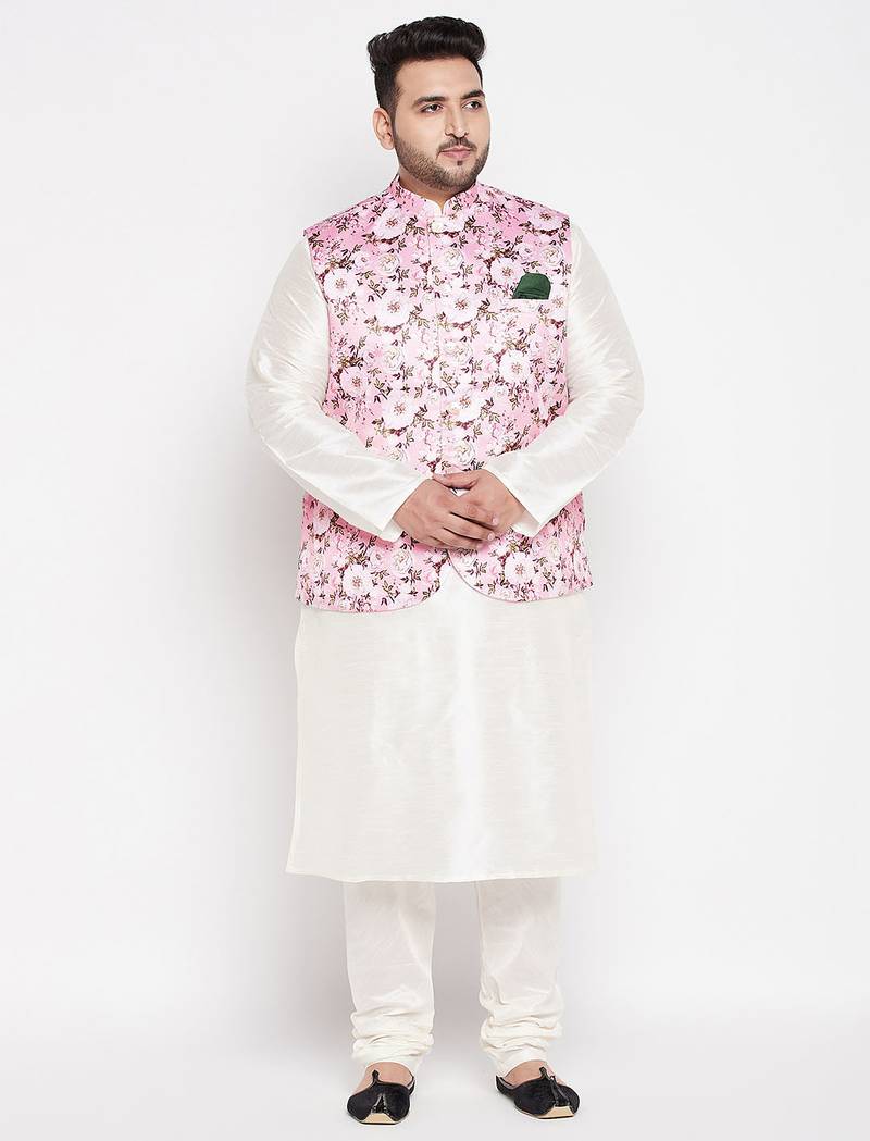 Plus pink - nehru jacket