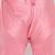 Plus pink and peach silk blend jacket kurta pyjama set