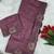 onionpink two tone chocolate fabric with siroski diamond work saree with blouse