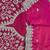 ranipink fendy satin silk blend with sequence work saree with unstitched blouse