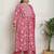 Women's pure cotton jaipuri printed & embroidered kurta & pant with dupatta