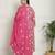 Women's pure cotton jaipuri printed & embroidered kurta & pant with dupatta