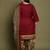 Wine cotton blend printed ready to wear patiala salwar suit