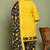 Mustard cotton blend printed ready to wear patiala salwar suit