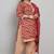Maroon & beige cotton blend printed ready to wear patiala salwar suit