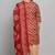 Maroon & beige cotton blend printed ready to wear patiala salwar suit
