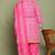 Pink cotton blend printed ready to wear patiala salwar suit