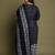 Blue cotton blend printed ready to wear patiala salwar suit