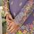 Lavender cranchi silk embroidered men's kurta