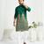 Green silk kurta with embroidery – men’s festive & wedding collection