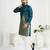 Navy blue silk kurta with embroidery – men’s festive & wedding collection