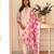 Pink Floral Embroidered Cotton Kurta Set with Printed Dupatta
