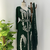 Green Moroccan Stitched Kaftan with Silver Hand Embroidery and Matching Dupatta – Premium Party & Wedding Wear