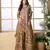 mustard pink ajrakh print palazzo suit set for women -Full Stitched free size