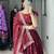 Burgundy Color  Multi Embroidery Thread  Work and Butti All Over NC Vichitraa  Lehenga Fully Stitched Blouse