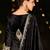 Stylee lifestyle black velvet embroidered dress material