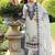 all white pure chinon based embroidery worked Pakistani suit for women