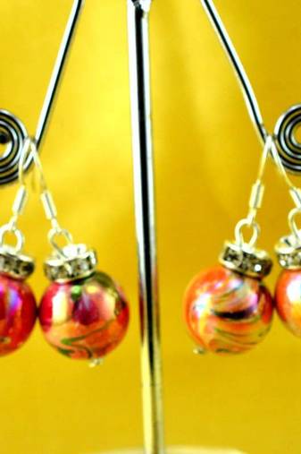 Moti Pearl Beads Earing