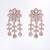 Women siddhi polki extended dangle earrings