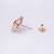 Women kundan cluster stud earrings