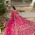 Indian wedding bridal wear net lehenga choli semi stitched embroidery stone work