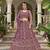 Indian wedding bridal wear lavender net lehenga choli semi stitched embroidery stone work