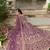 Indian wedding bridal wear lavender net lehenga choli semi stitched embroidery stone work