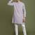 Jbn creation yuva boys' purple and white kurta pyjama set