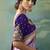 Lavender dola viscose silk saree with zari weaving & sequence work blouse